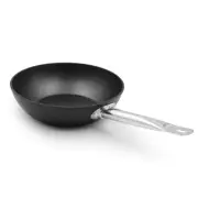 24cm Non Stick Stir Fry Wok Pan Aluminum Flat Bottom Induction Oven Safe