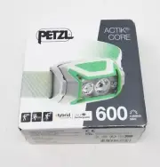 New Petzl Actik Core 600 Lumen E065AA02 USB Rechargeable Headlamp Green