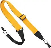 [Generic] Ukulele Strap Non- punching Ukulele Shoulder Strap Adjustable Clip On Ukulele Belt with Double J Hooks No Drilling