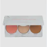 REALHER Ultimate Glow Getter Cheek Trio Blush Highlighter Bronzer Face Palette