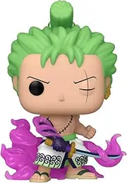 Funko Pop One Piece - Zoro with Enma US Exclusive Glow Vinyl Figure, 10 cm Size