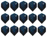 5 Target Agora Ultra Ghost Standard Shape Dart Flights – Ships Tracking – Blue