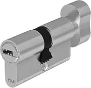 Yale YC104KD303004N1 YC104 30mm-30mm Cylinder Nickel Plated with Pomolo