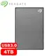 Seagate希捷 One Touch 4TB 2.5吋行動硬碟 太空灰 (STKZ4000404)