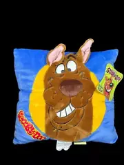 Vtg 2001 Scooby Doo Plush 3D Pillow Cartoon Network 13" New W/ Tags