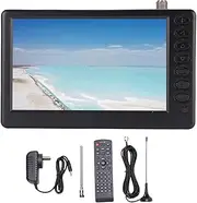 Generic 5" Portable TV, TFT LED Pocket Digital Television with Remote Control & 1500mAh Rechargeable Battery, Mini TV Support USB & TF Card Play for Car, Camping, Kitchen, Travel