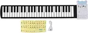 49 Keys Roll Up Piano Keyboard Rechargeable Foldable Digital Piano Keyboard for Beginners