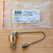 L-COM USP-CTS50 SMA(m) 50 Ohm RF Coaxial Termination with Chain Protective Cap