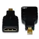 Micro HDMI公 TO HDMI母轉接頭 HTC EVO 4G專用 1.4 版本Micro HDMI 影音傳輸線