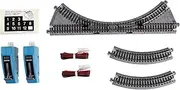 KATO N Gauge CV2 Uni-Track Compact Replacement Line Electric Point Set 20-891 Railway Model Rail Set