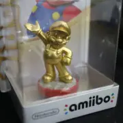 Nintendo - Gold Mario Amiibo - 1st Edition US Print - Brand New Factory Sealed