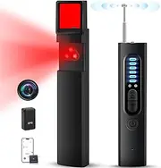 Hidden Camera Detector, 2024 Anti-Spy Camera Detector, Hidden Device GPS Detector, Bug Detector, Rf Wireless Signal Scanner, Camera Detector for Hotels, Home, Office, 5 Levels Sensitivity (Black)