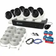 Swann NVR8-8580 8CH 4K 2TB 8 x NHD-887MSB 4K 8MP POE Camera SONVK-886808 $2899