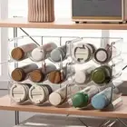 Water Bottles Wine Rack Storage Organizer Stackable Fridge Rack Beer Cans Holder