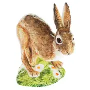 John Beswick Leaping Hare Ceramic Rabbit Figurine