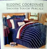 JCP Home Collections Bedding Coordinate Smooth Touch Percale Purple Size 84×84IN