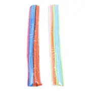 2 Bundles Multi Colored Pipe Cleaners Assorted Colored Chenille Stems