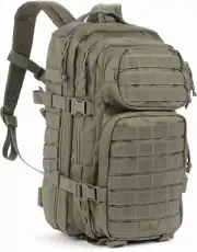 Red Rock Outdoor Gear Assault Pack Green 600D PVC Lined Polyester Construction