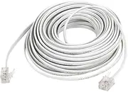XYWHPGV 10M 33Ft Length 6P2C RJ11 Male Phone Telephone Extension Connector Cable Cord White(1159a 24353 0c1cb c67da 1f15a e6440
