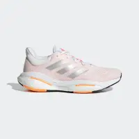 在飛比找momo購物網優惠-【adidas 愛迪達】運動鞋 跑步鞋 女鞋 白橘 SOLA