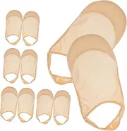 [ROMISBABA] 5 Pairs Ultra Low Cut No Show Socks Women Compression Socks Thin Toes for Flats