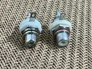 10pair Silver RCA JACKS Female PANEL MOUNT Video Connectors
