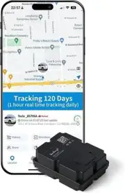 GPS Tracker for Vehicles, Magnetic Car Tracker with Long Battery Life
