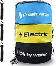 OZNALA 3PCS Hose Bag Caravan Camping RV Cable Organizer Water Hose Electrical Cords Storage