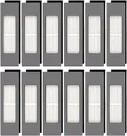 (Pack of 12) HEPA Filter for Vacuum Cleaner Robot Ecovacs DEEBOT OZMO 920 950 T8 AIVI Max T9 T5 N5 N7 N8+ N8 Pro Plus DX55 DX93 DJ65, Robot Vacuum Cleaner Filter Kit, Replacement Parts 12 Filters