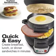Machine breakfast egg cooker ring household hamburg sandwich maker hamburger