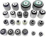 22PCS Front And Rear Control Arm Bushing Kit Compatible For Jaguar XF X250 XJ X350 XJL X351 XK 8 X150 C2Z31678 C2Z31679 C2D3028 C2D3029