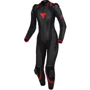 Miura RS Ladies Black Red 1PC Leather Motorcycle Suit