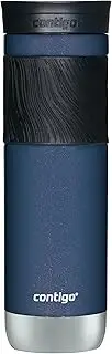[Contigo] Byron Vacuum-Insulated Stainless Steel Travel Mug with Leak-Proof Lid, Reusable Coffee Cup or Water Bottle, BPA-Free, Keeps Drinks Hot or Cold for Hours, 24oz, Midnight Berry
