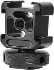 Hot Shoe Adapter Base PT12 SLR Mirrorless Camera Three Heads Hot Shoe Cold Shoe Expansion MIC Fill Bracket