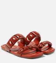 [Dries Van Noten] Dries Van Noten Leather slides AU 7 brown