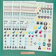 Berzerkers Transfer Sheets x 3 F Transfers Decals Warhammer 40k RARE OOP W9