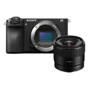 Sony A6700 Body w/Sony 11mm f/1.8 Lens Black Compact System Camera