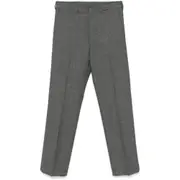 [Prada] Prada Houndstooth Wool Trousers 48 IT GREY