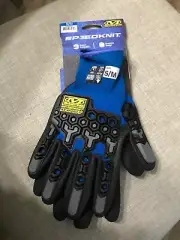 Mechanix Wear S/M Speedknit Impact Protection Gloves blue NEW