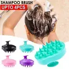 Silicone Hair Scalp Massager Shampoo Brush Shower Comb Exfoliate Dandruff Comb