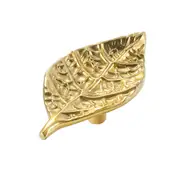 Leaf Shape Cabinet Door Handle Drawer Pull Modern Decorative Furniture Handle