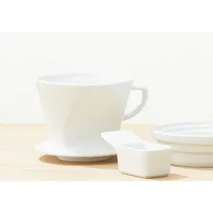 Kalita 波佐見燒Hasami 白色陶瓷梯形濾杯 (1-2人份、1-4人份) 咖啡濾杯《vvcafe》