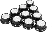 XYWHPGV 10Pcs 6mm Inner Dia MF-A05 Potentiometer Control Volume Rotary Knob Cap Black(2d9f8 d75e1 c3151 8db7a e3644 5c28c