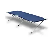 Camping Bed Folding Stretcher Light Weight w/ Carry Bag Camp Portable - navy