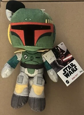 NEW Star Wars Boba Fett 8 Inch Plush Stuffy Plushie Disney Mattel Gift