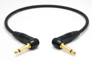 CANARE GS-6 GUITAR CABLE DUAL ANGLED GOLD SERIES | NEUTRIK GOLD RIGHT ANGLE 90º