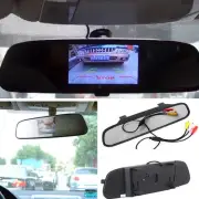 Car SUV Parking Camera Reverse Rearview Mirror 4.3" Color LCD Display Monitor
