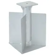 In-Ground Parasol Base Silver 27.5x27.5x45 cm Steel vidaXL