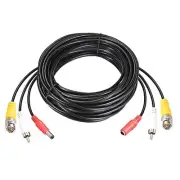 10M BNC+RCA+DC Audio Video Power Cable Wire for Security CCTV Camera 2pcs