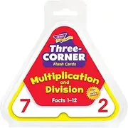 Trend Enterprises Multiplication and Division 3 Corner Flash Cards
